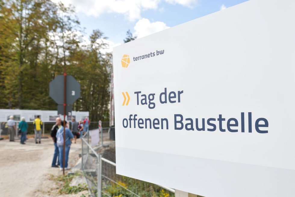 Gas compressor station on the Nordschwarzwald pipeline – Construction site open day