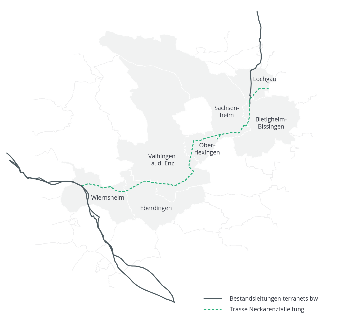 Unsere Netze - Netzausbauprojekt: Neckarenztalleitung