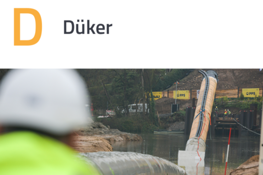 Energie-ABC: Düker (beim Bau der SEL)