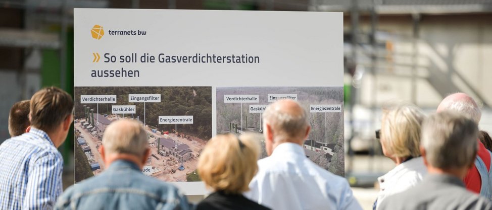 Gasverdichterstation an der Nordschwarzwaldleitung: Tag der offenen Baustelle