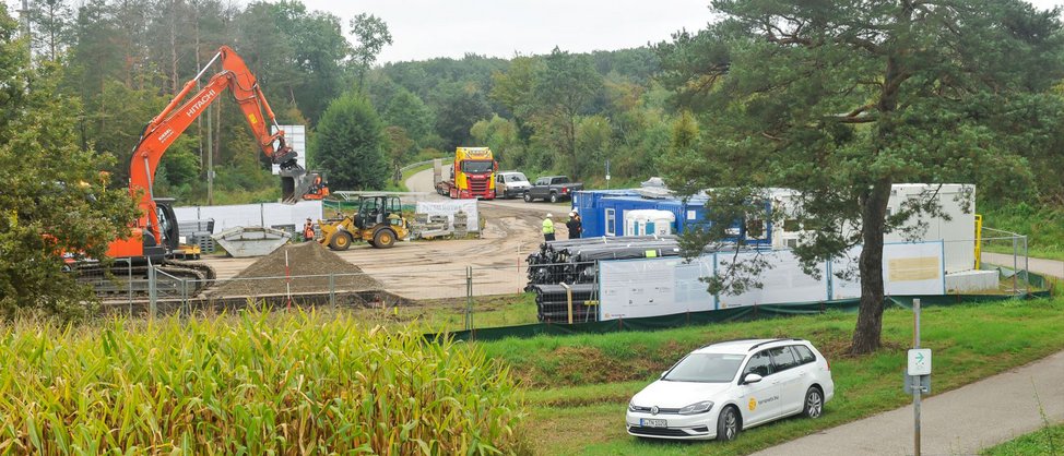 Anfang September 2021: Baubeginn der Gasverdichterstation Nordschwarzwaldleitung