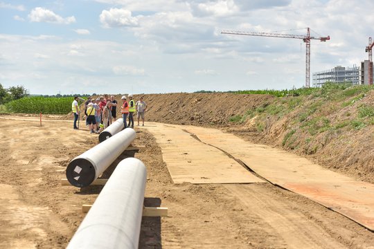 Bau der SEL: Tag der offenen Baustelle in Meckesheim 