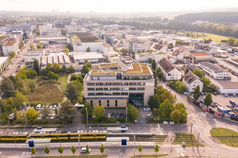 Luftaufnahme terranets bw Zentrale Stuttgart