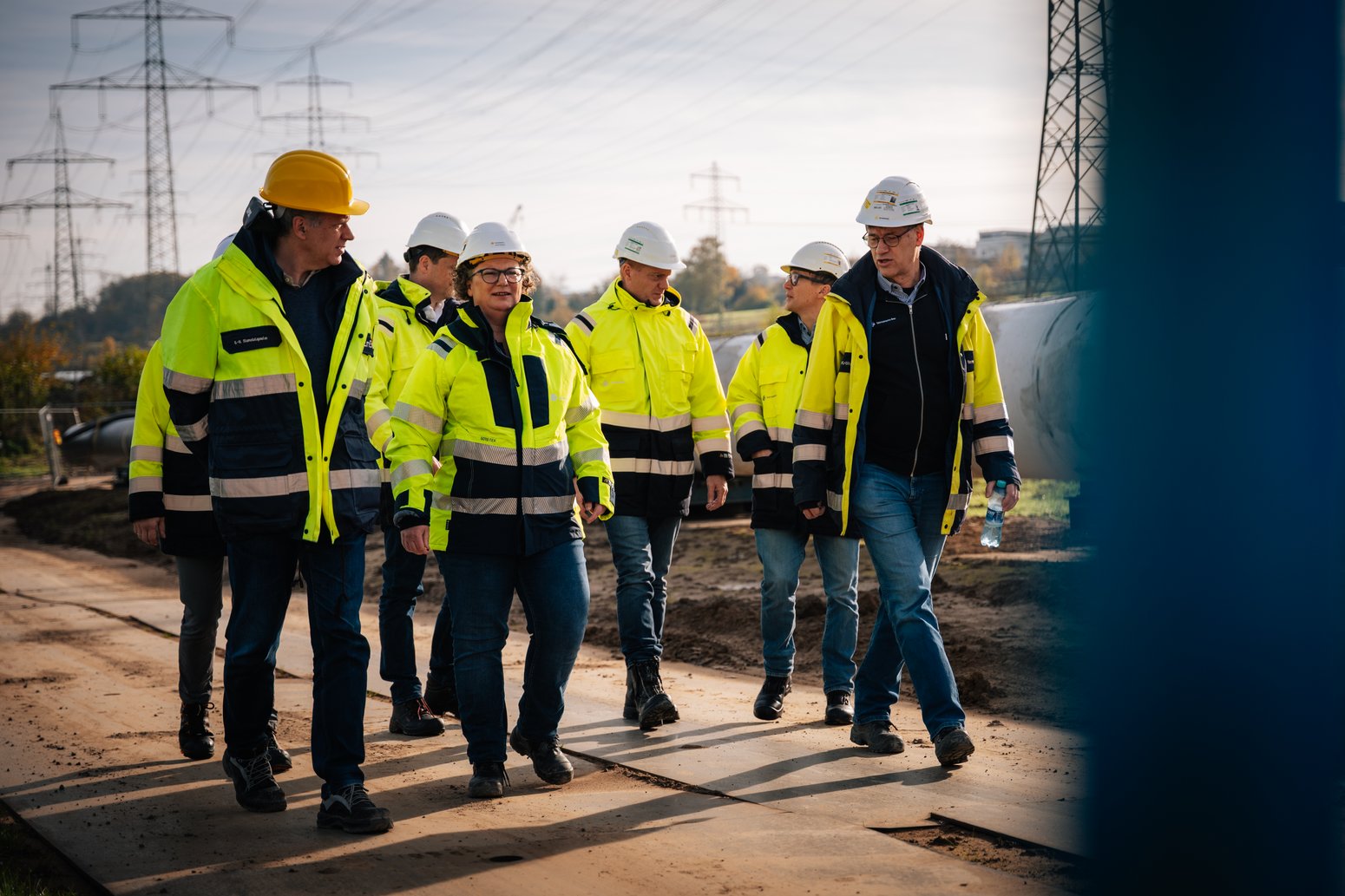 Unterwegs entlang der SEL mit dem EnBW-Vorstandsvorsitzenden