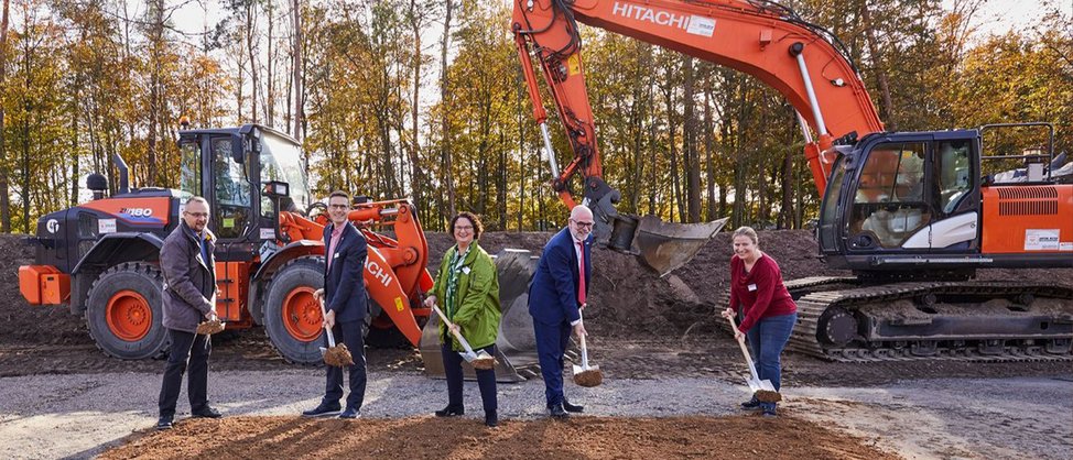 27. Oktober 2021: Spatenstich Gasverdichterstation in Rheinstetten