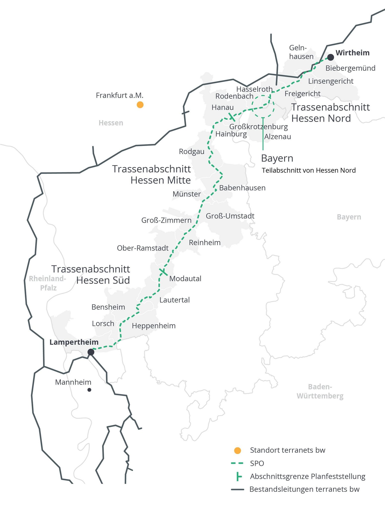Netzkarte der SPO