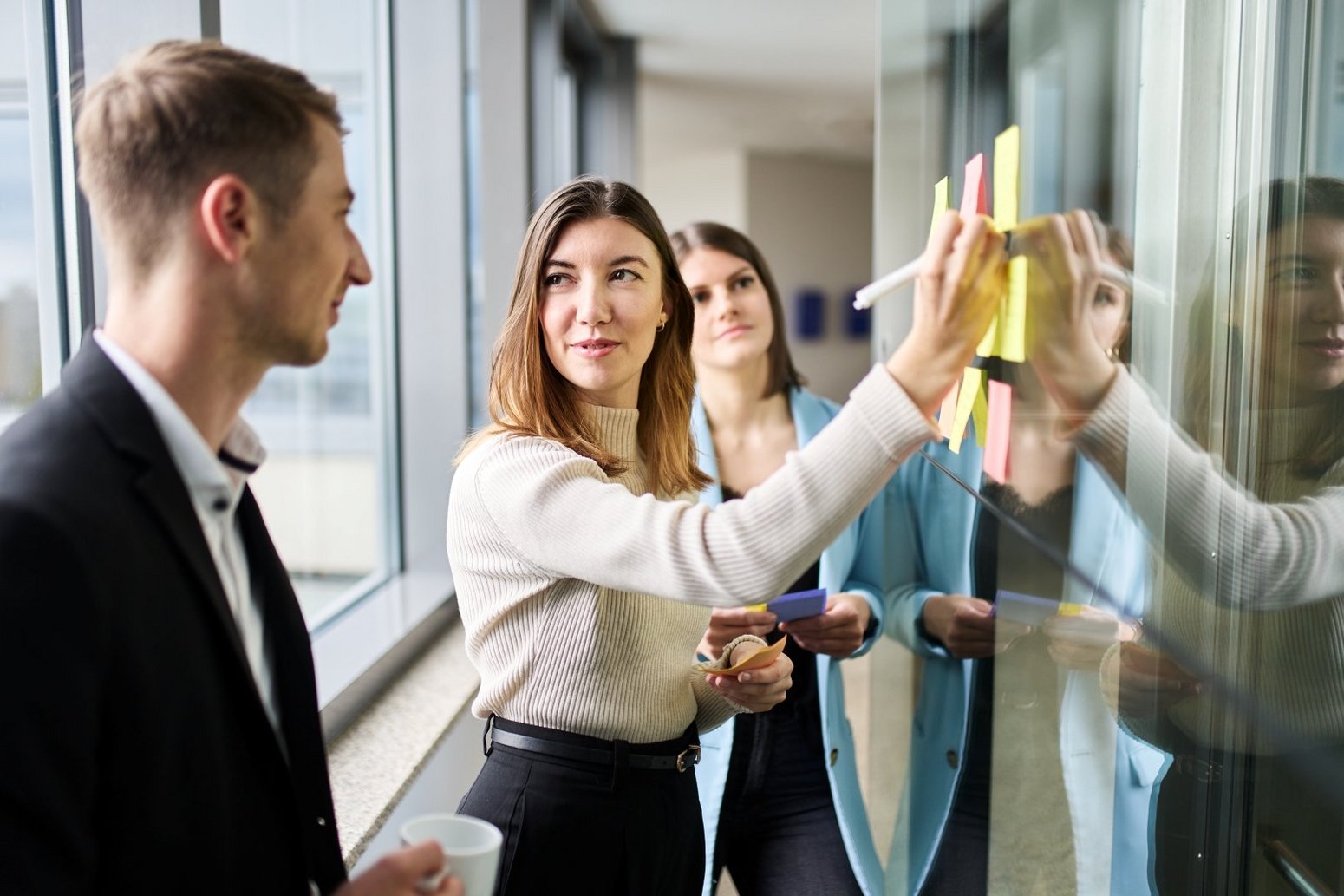 terranets bw Mitarbeitende bei einem Workshop