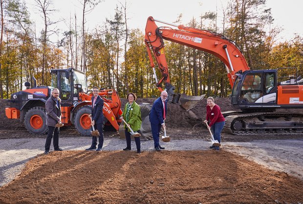 Baubeginn der Gasverdichterstation Rheinstetten