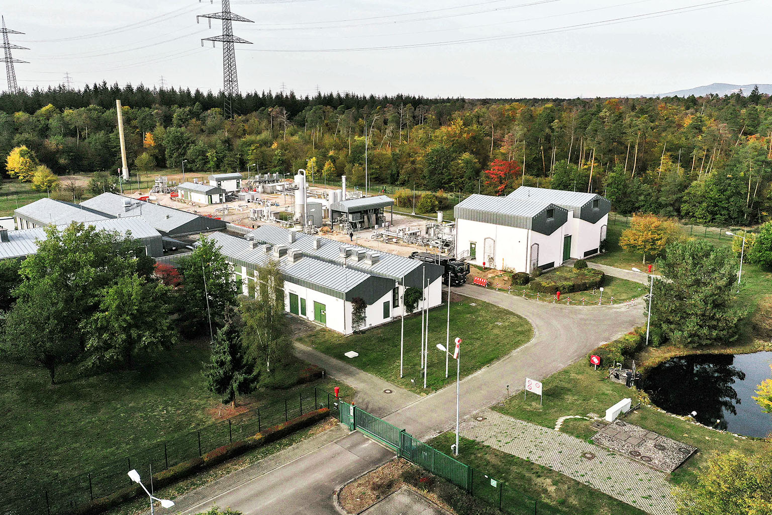 Betriebsanlage Sandhausen bei Heidelberg