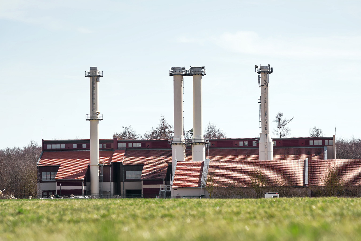 Gas compressor station in Scharenstetten