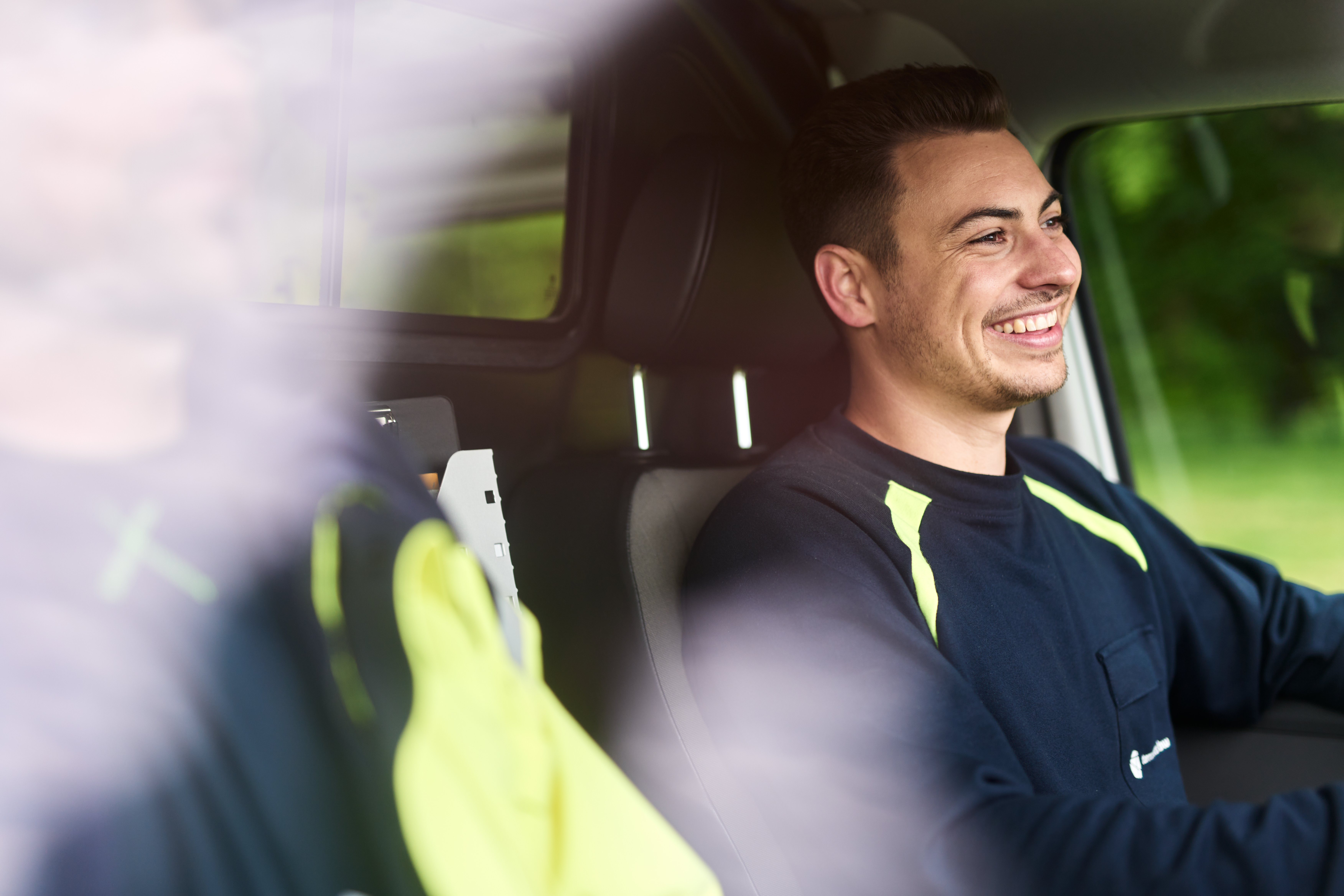 terranets&nbsp;bw Mitarbeiter im Auto